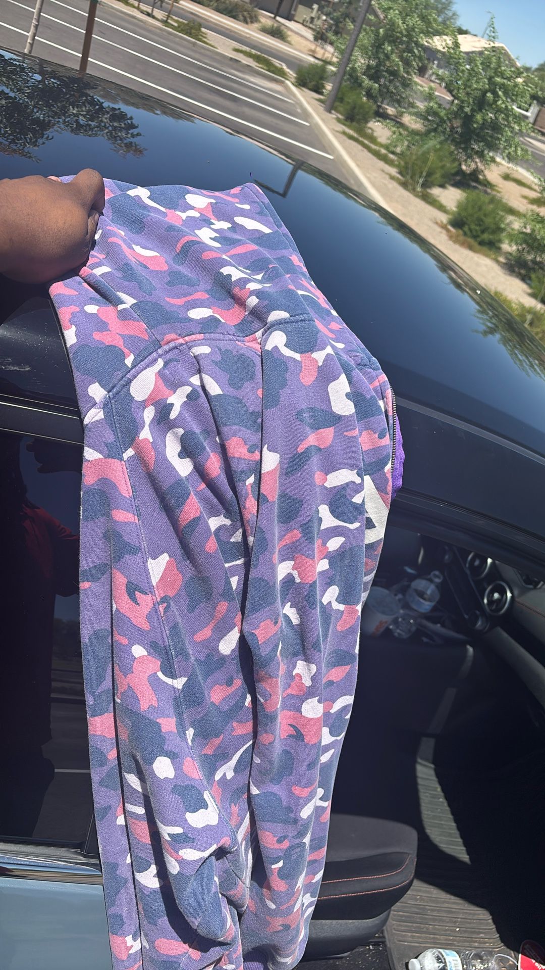 Purple Bape Hoodie Size xxl