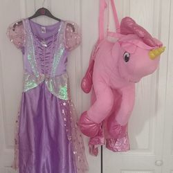 Unicorn Princess Costume Small 4-6