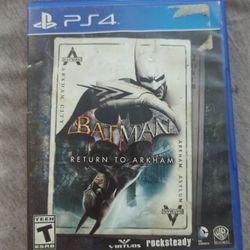 PS4 Batman Return To Arkham City/Return To Arkham Asylum 