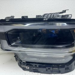 2019 2020 2021 Dodge Ram 2(contact info removed) Black Headlight Left Driver FULL LED OEM