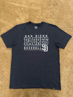 San Diego PADRES Navy Blue 47’ Brand Sz M Franklin Tee Medium