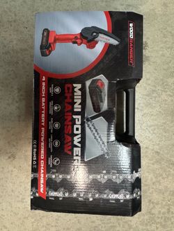 Portable Electric Handheld Chainsaw - Brand New In Box (6")