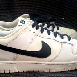 Air Jordan 1 Low "Reverse Panda" Wht/blk/summit Wht Mens 12