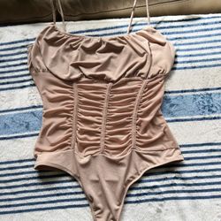 Tan Rue 21 Body Suit 