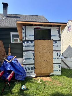 8x6 insulated lean to shed