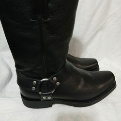 Mens Black Riding Boots