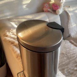 mini Stainless Steel Trashcan (OBO)