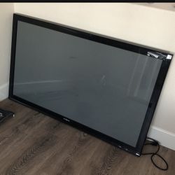 50 Inch TV with Remote, 