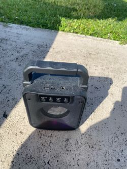 Portable Bluetooth Speaker with LED Lights