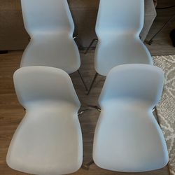 Blue IKEA Chairs