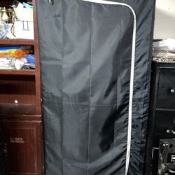 Wardrobe Clothing Rack With Cover 