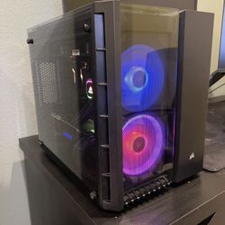 Custom Gaming PC — i7-9700K | RTX 2070 Super 8GB | 16GB DDR4 RAM | 500GB Gen4 NVMe + 2TB | 240mm AIO Liquid Cooled | Corsair Case