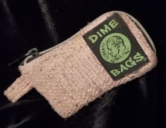 Small pink change purse