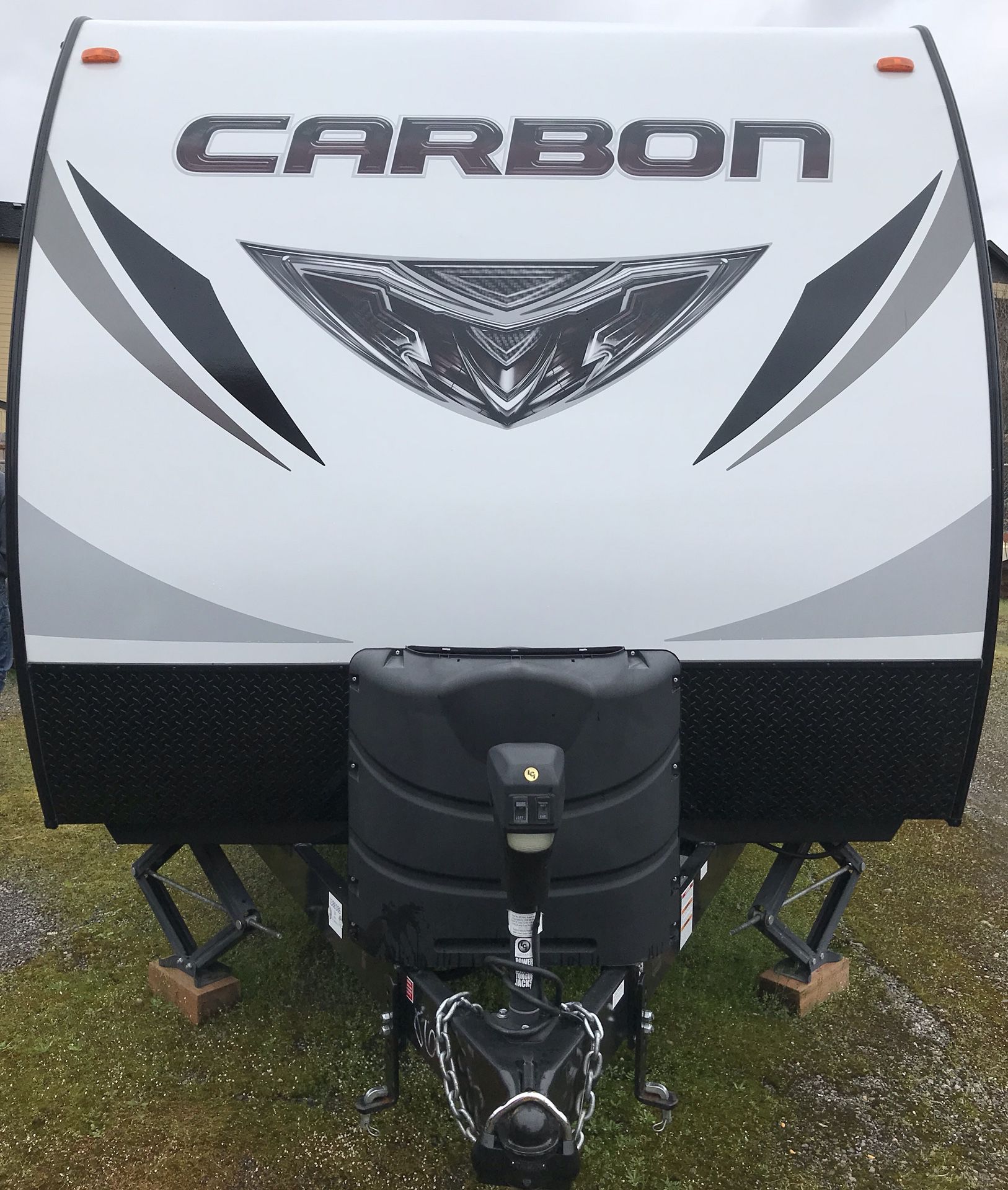 2017 Keystone Carbon 35 Toy Hauler 12ft Garage Rv trailer Warranty 2022