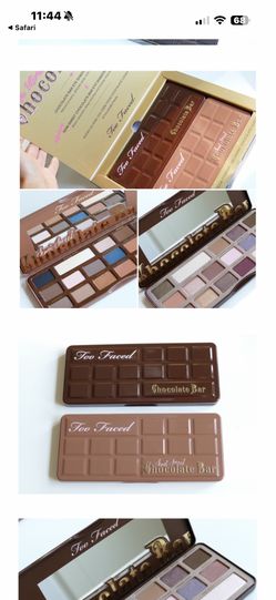 Too face limited edition eyeshadow pallets