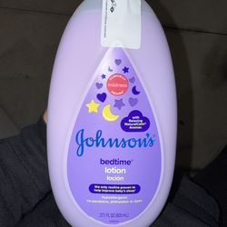 Johnson’s bedtime lotion
