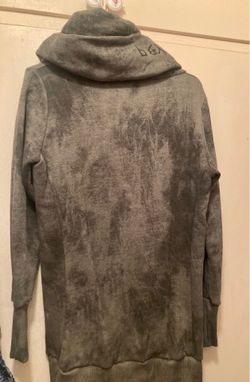 Plasmalab gray black sweatshirts hood slim fit size L