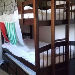 Twin Size Bunk Bed Frame Only 
