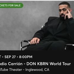 Eladio Carrión Meet & Greet VIP Tickets x2