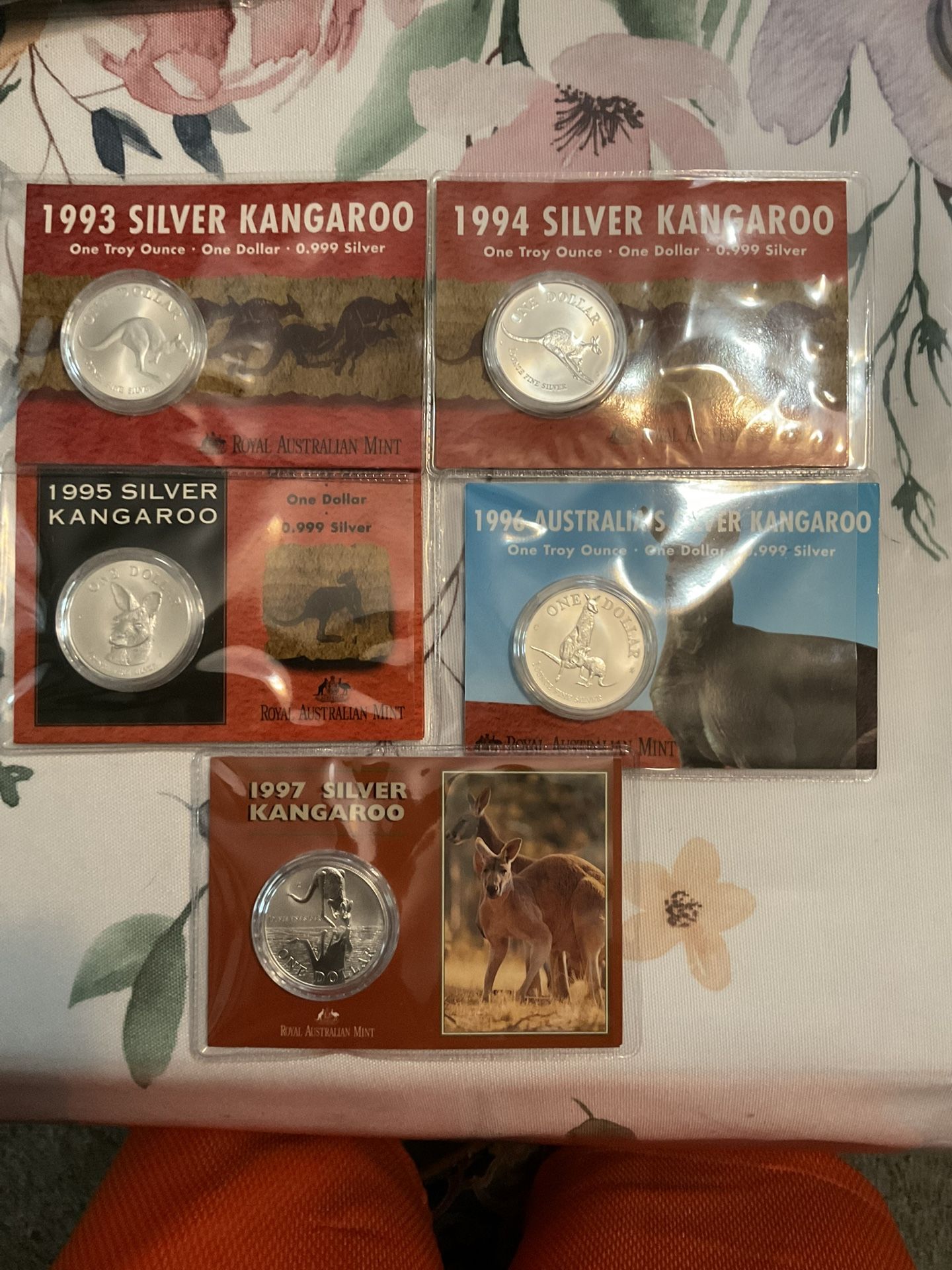 Australian Carded 1oz SILVER coins- PART 1