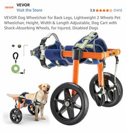 Dog wheelchair