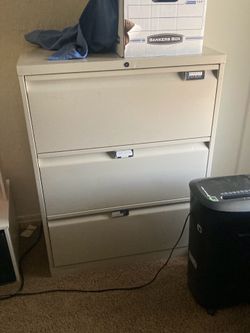 3 drawer file cabinet