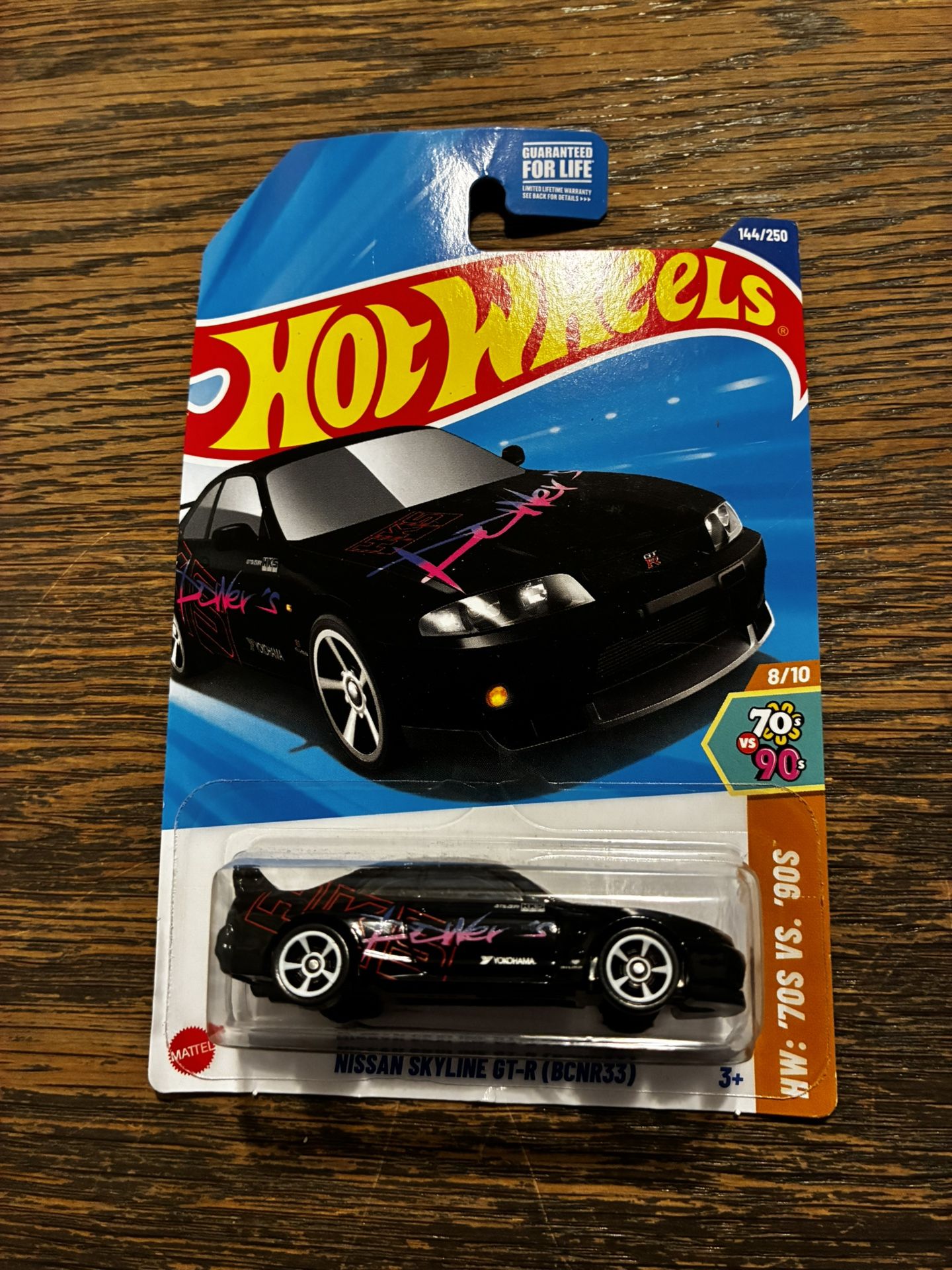 2025 Hot Wheels Nissan Skyline GT-R (BCNR33) Black Car