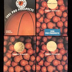 1990 (3) & 1991 (1) Star Pics Basketball Pro Prospects / Basketball Cards / Sports Cards(AVAILABLE!)