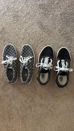 Men’s size 12 vans two pairs