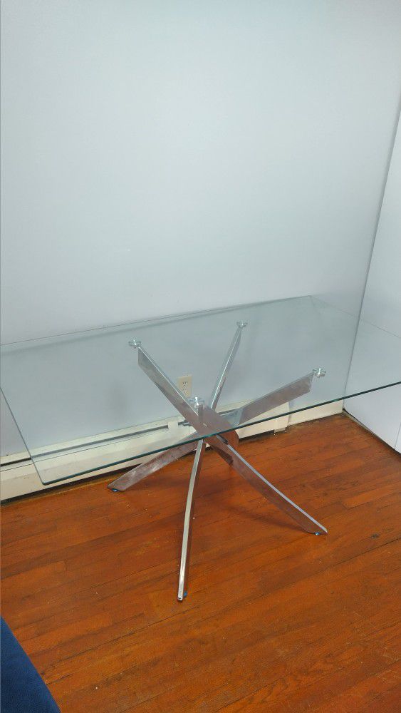 Glass Top Dinning Table 