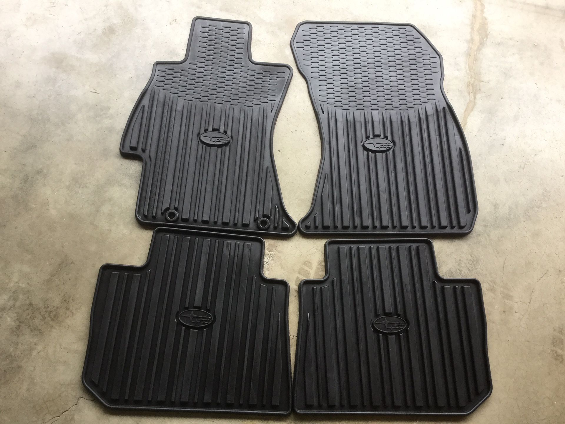 Genuine OEM Subaru Impreza, Crosstrek, WRX All Weather Floor Mats