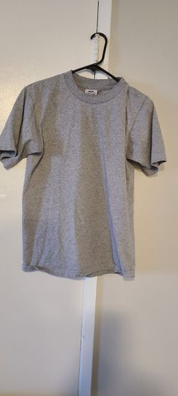 Plain Gray Crew Neck T-Shirt