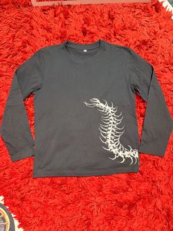 Tokyo Ghoul Inspired Centipede Long Sleeve Tee Black Size S