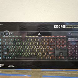Corsair K100 RGB Optical-Mechanical Gaming Keyboard - Black
