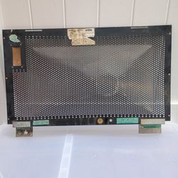 Vintage Dumont UHF TV Metal Back Panel 30 1/4" Long X 20 1/4" T X 2" Deep