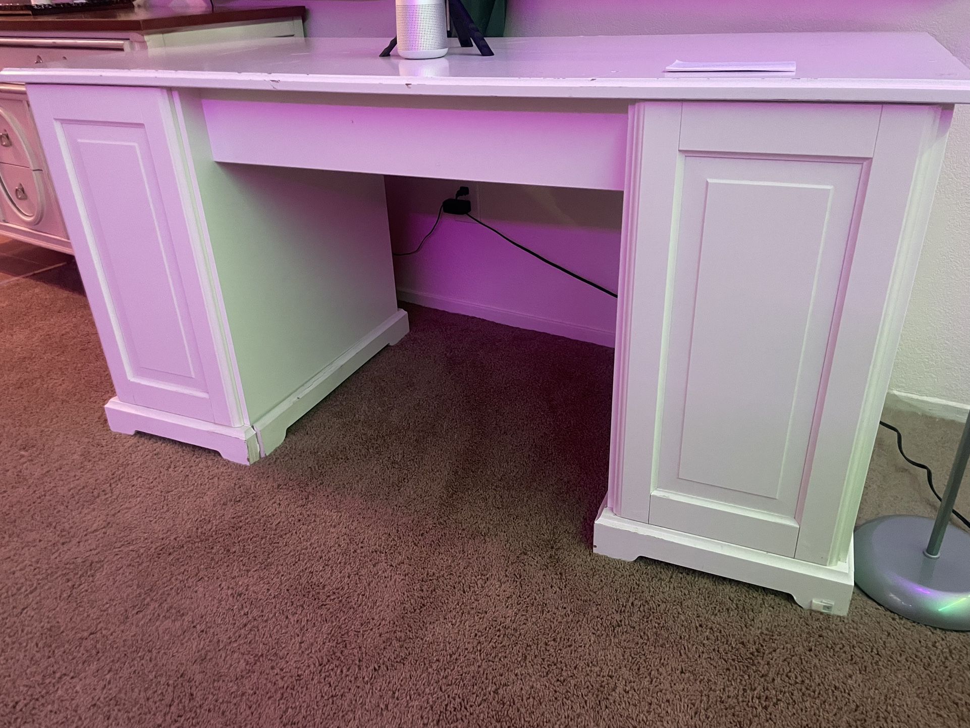 IKEA Liatorp White Desk HEAVY Wood