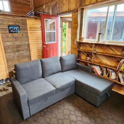 Sofa Bed With Storage - New - Easy Transport!