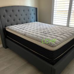 Bed Queen Size With Mattress 