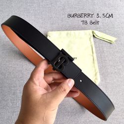 Burberry Black/Brown Men’s Belt New 