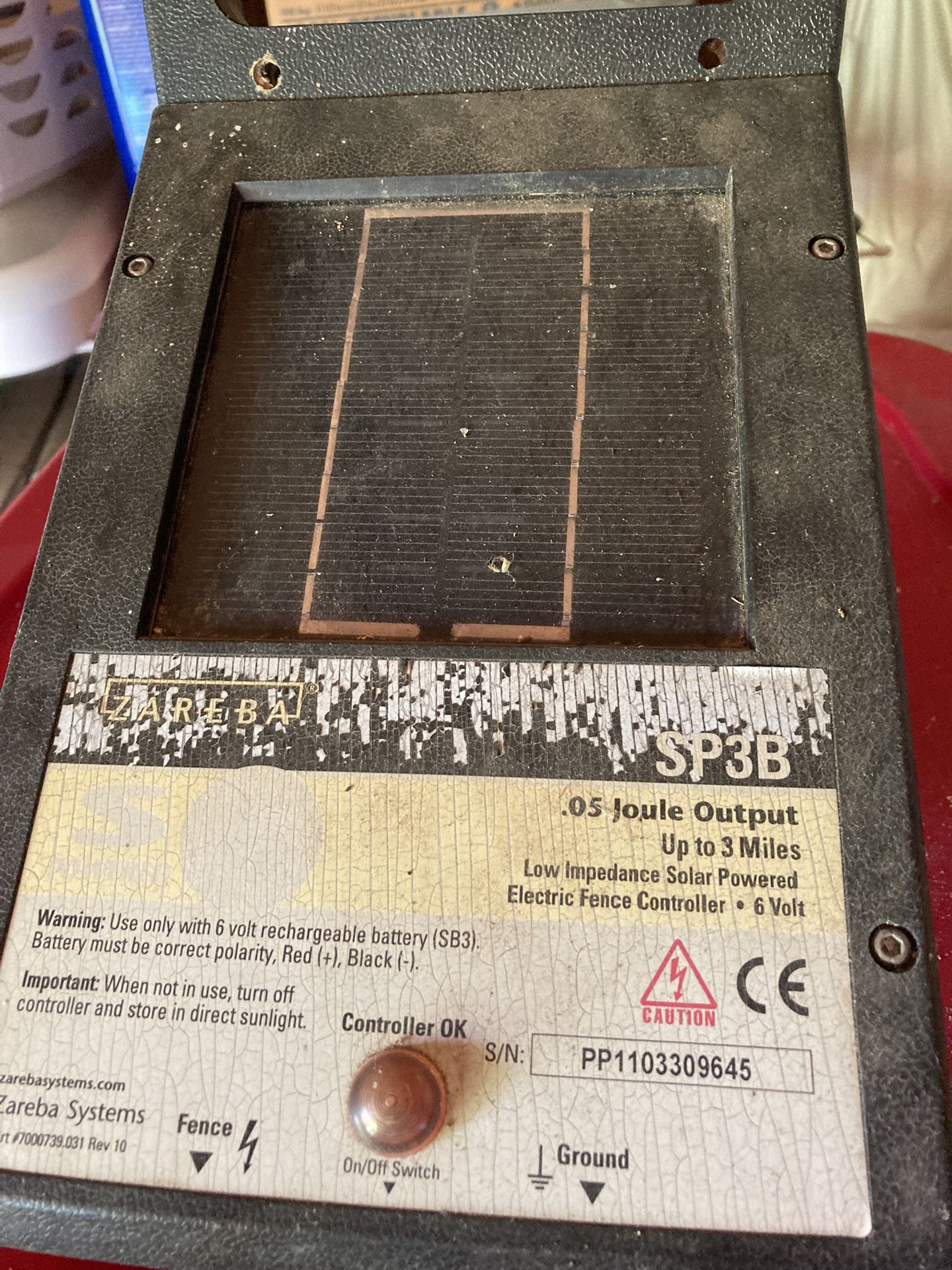 Solar Powered Electric Fencing Unit