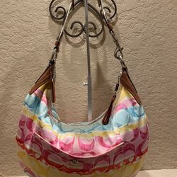 Coach Y2K Hampton Water Color Shoulder Bag