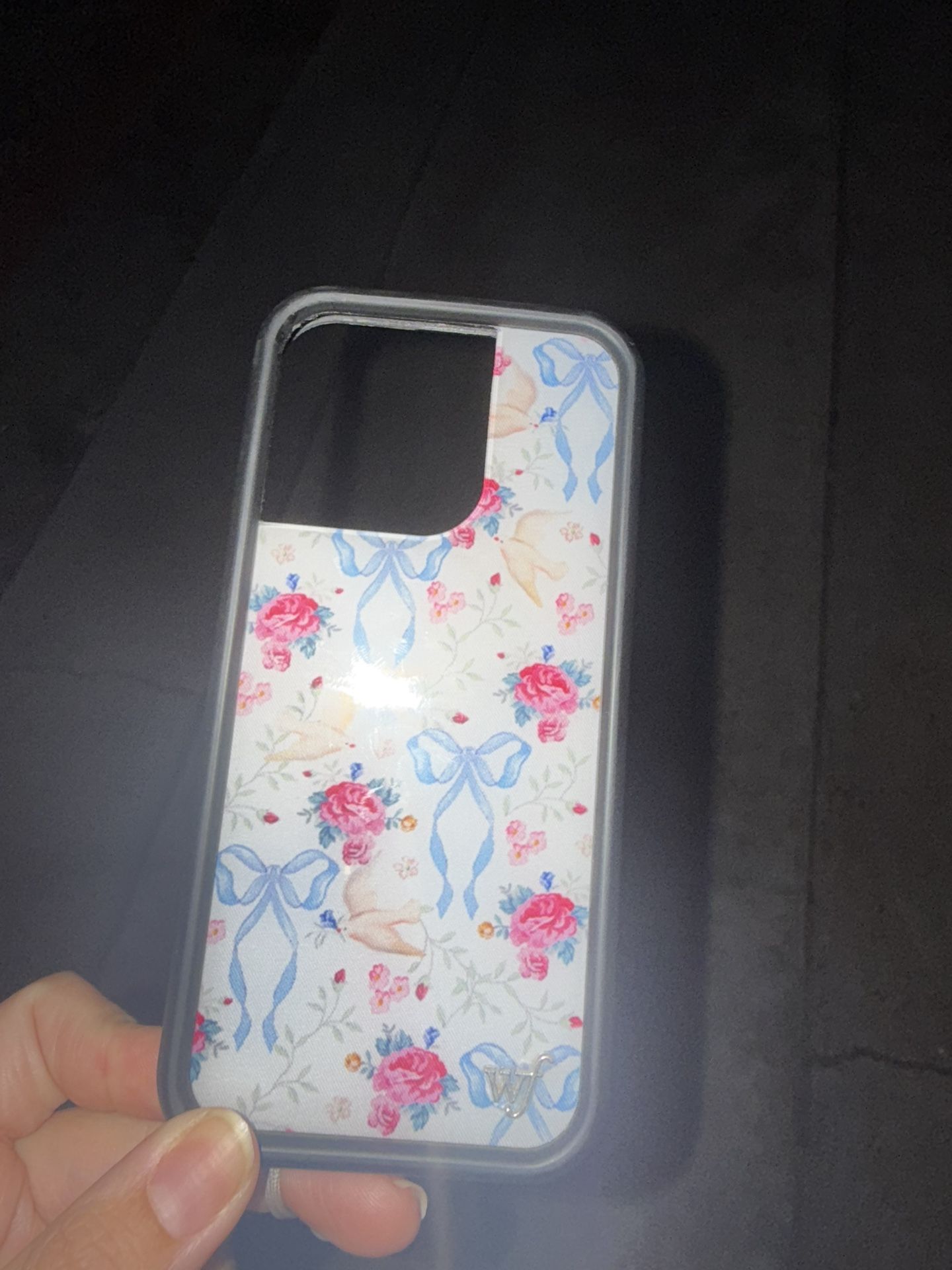 Wildflower iPhone 16 Pro Case - Pink Bows & Roses Floral (Limited Edition)