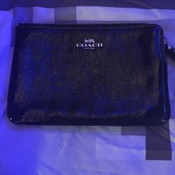 Coach leather Wristlet