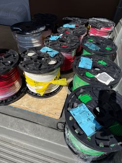 #1 #2 #3 #4 #6 #8 #10 #12 #14 Wire 500ft THHN Single Stranded Copper Cable (#8 500ft $230  price Of Each )