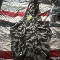 Grey Bape Hoodie