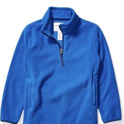 Amazon Essentials Boys and Toddlers' Polar Fleece Quarter-Zip Pullover Jacket 