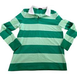 Blues Clues Steve Green Stripe Rugby Shirt Ezsskj Adult SZ M Cosplay Costume
