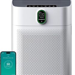Smart Air Purifier for home Large Rooms up to 1076 ftΒ², Wi-Fi and Alexa compatible, PM2.5 Air Quality Display, Auto Mode, Quiet Mode 24dB, HEPA Filter