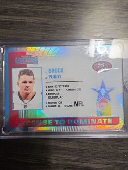 Brock Purdy rare card
