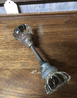 Antique crystal door knob
